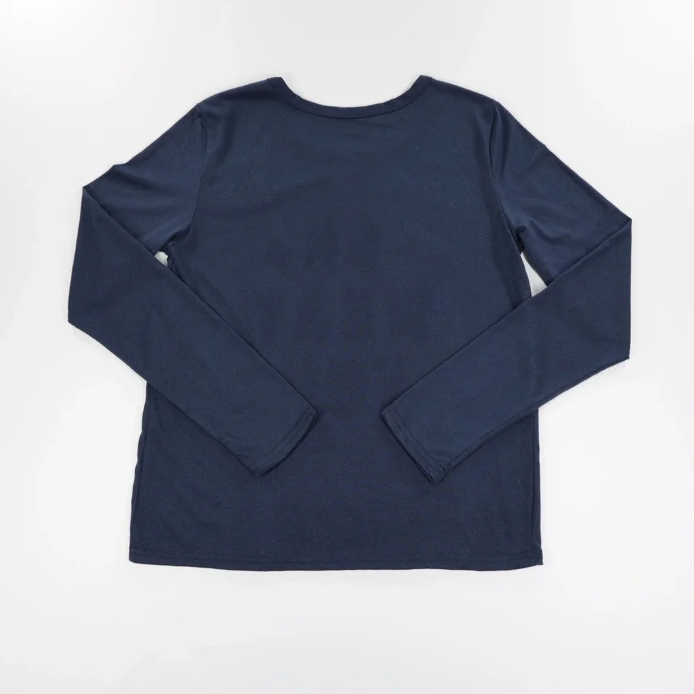 Sleep Chic Women's Christmas Pajama Set 2-Piece Graphic Tee & Pants Navy Size S - Picture 3 of 8